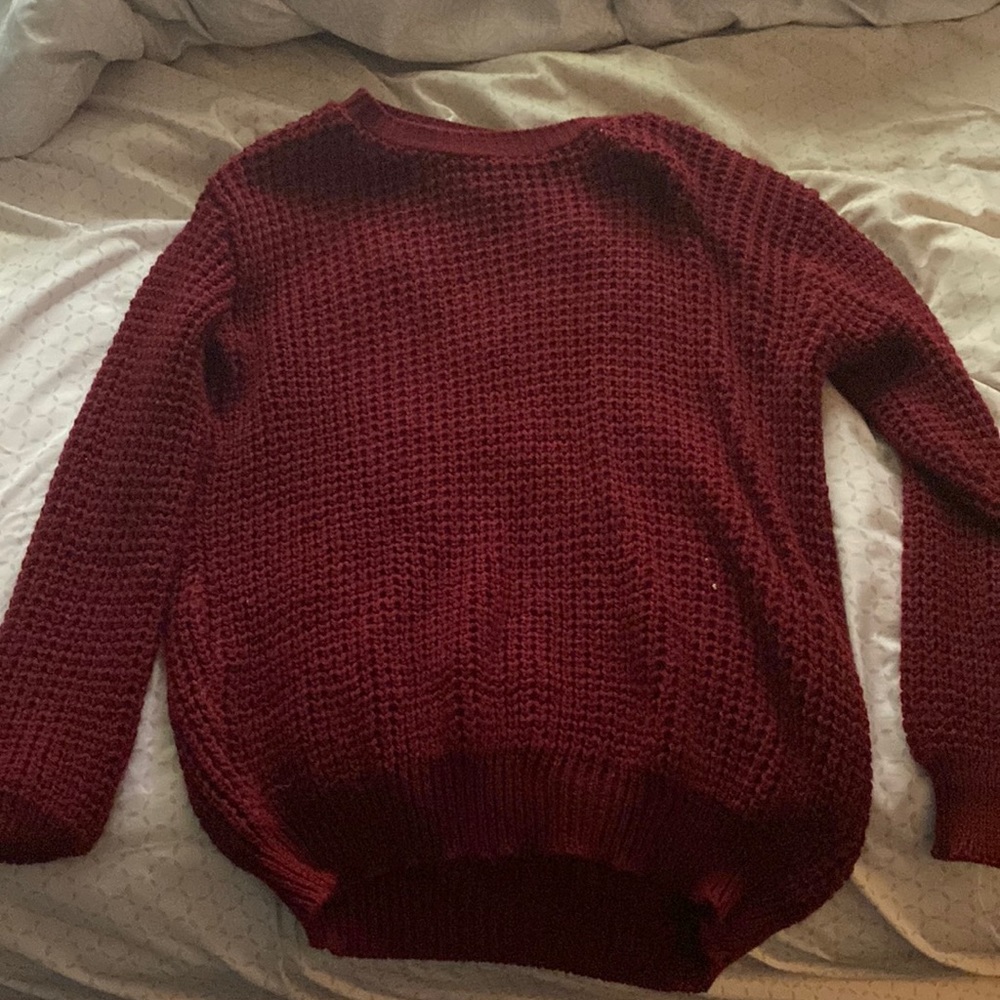 Burgundy Sweater L